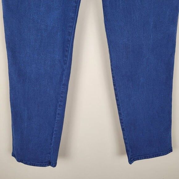 Mother Size 28 The Breaker Crop Jeans Straight Leg Stretch Eclipse Blue - Picture 6 of 12
